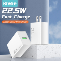 KIVEE ประกัน1ปี? หัวชาร์จเร็ว อแดบเตอร์ 22.5W หัวชาร์จไอโฟน fast charger adapter iphone for OPPO/VIVO/Realme/iPhone/SAMSUNG S20+/A70/A50/Huawei P40