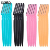 ❀ 10 Pcs Small Professional Trimmer Safe Blade Shaping Knife Eyebrow Blades Face Hair Removal Scraper Shaver Makeup Beauty Tools