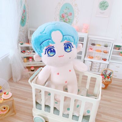 ตุ๊กตานุ่มรูปการ์ตูน Star Doll Wang Yibo Naked Doll Ma Jiaqi สําหรับตุ๊กตา