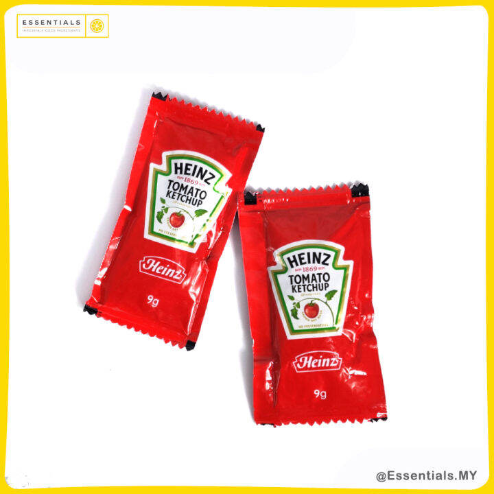 HEINZ Chilli Sauce Sachet (9G) x 50 units Lazada