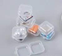 กล่องเก็บเครื่องประดับ กล่องเก็บของ กล่องพลาสติกขนาดเล็ก สำหรับใส่สร้อยคอ สร้อยข้อมือ ต่างหู แหวน ยา หูฟัง ลูกปัด X2