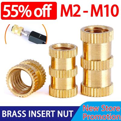 M2 M2.5 M3 M4 M5 M6 M8 M10 Threaded Insert Nut Brass Heat Knurl Hot Melt Embedded Injection Moulding Copper Nut of 3D Printer