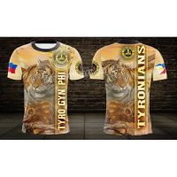 T SHIRT   Tyronians Desert Tiger Full Sublimation Shirt（free custom NAME&amp;LOGO)