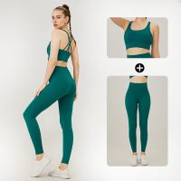 Womens Sports Bras and Leggings Jogging Yoga Sports Womens Fitness Suits Clothes Sportswear Womens Clothes