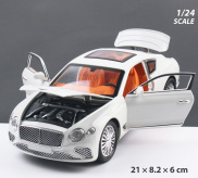 Xe mô hình sắt Bentley Continental GT TẶNG KÈM BIỂN SỐ tỉ lệ 1 24 CheZhi 2