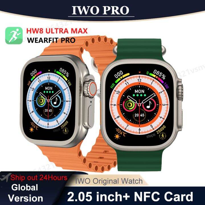 smart watch 49mm hw8 ultra max series 8 body temperature