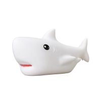 LED Children Night Light Shark Lamp 7Color USB Rechargeable Silicone Bedroom Bedside Room Lamp for Kids Baby Girl Gift