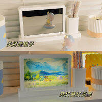 Tricolor Luminous ภาพวาดกรอบไม้กรอบสำหรับรูปภาพตกแต่งภาพวาดแสงแดดบ้านและตกแต่ง Room Decor Photo