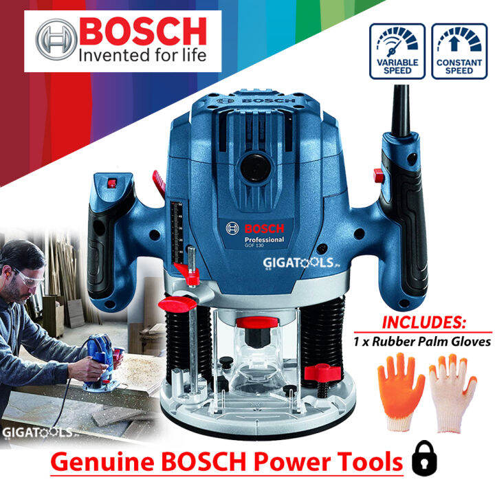 New Bosch GOF 130 Variable Speed Plunge Router 1/4" (1300W) ( Plunge ...