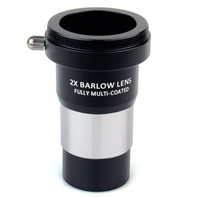 เลนส์บาร์โลว์2x 1.25นิ้วเคลือบด้วยโลหะได้เต็มที่พร้อมการเชื่อมต่อกล้องเกลียว M42x0.75สำหรับแว่นตากล้องโทรทรรศน์