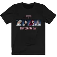 Vg เสื้อยืดลำลอง คอกลม แขนสั้น พิมพ์ลาย Blackpink สไตล์เกาหลี สําหรับผู้ชาย และผู้หญิง