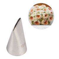 # 124k Ujung Mulut Pipa Icing Desain Bunga Rose Bahan Stainless Steel