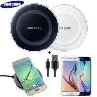 【 HOT】 Samsung Wireless Charger Qi แผ่นชาร์จสำหรับ Galaxy S10 S8 S9 S7 S6 S20 S21 Ultra สำหรับหมายเหตุ20 Ultra/10/9/8/5 EP-PG920I