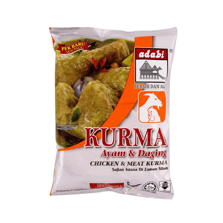 Adabi Kurma Ayam And Daging 250g Lazada