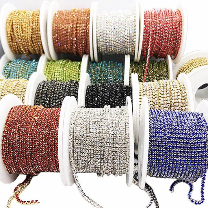 hotx-dt-1-dense-rhinestones-chain-claw-base-flatback-strass-trim-sewing-for-fabric-crafts