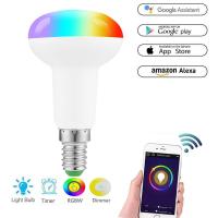 7W WiFi Smart Light Bulb E14 LED RGB Lamp Energy Saving Dimming Smart Light Bulb Work With Smart Life For Alexa Home