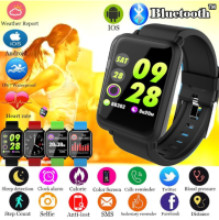 M28 Smart Watch Bluetooth Waterproof 1.3 Inch Color Screen Heart Rate นาฬิกาข้อมืออัจฉริยะ