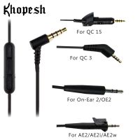 ✢ Khopesh Replacement Audio Cable For Bose QC3 QC 3 QC15 QC25 OE2 OE2i AE2 AE2i AE2w Cable For Bose Headphone Cord iOS Android Mic