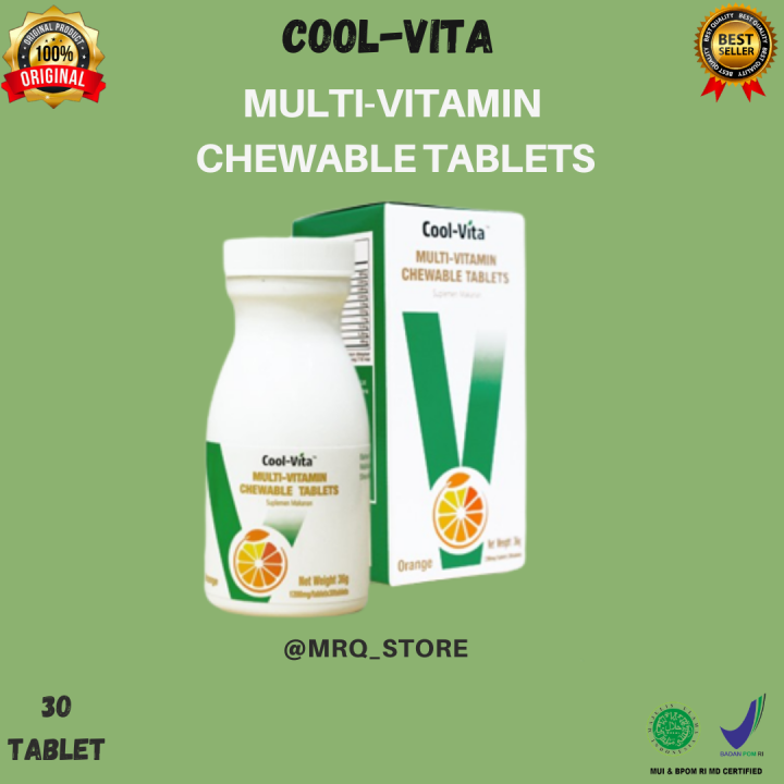 [READY] Coolvita I Coolvita multivitamin chewable kunyah I Cool vita I Coolvita tablet kunyah I