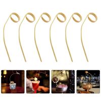 50PCS Disposable Bamboo Pick Wine Sticks Cocktail Stick Food Fruit Picks Disposable Fruit Pick Decorative Fruit Dessert Stick