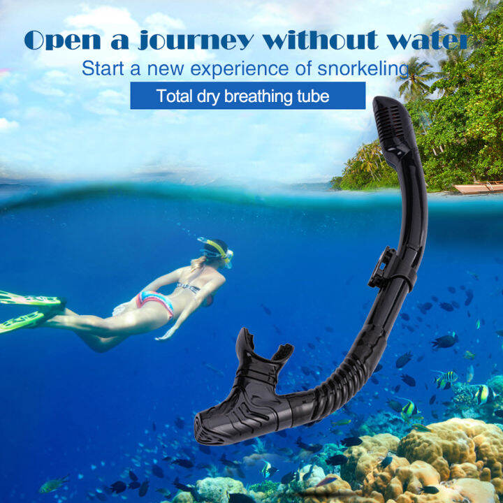 Diving Snorkel Full Dry Underwater Breathing Tube Hose Gear Swimming 