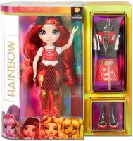 Rainbow High Ruby Anderson - Red Clothes Fashion Doll รุ้งสูงทับทิมแอนเดอร์สัน-เสื้อผ้าสีแดงตุ๊กตาแฟชั่น