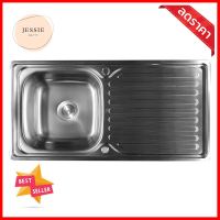 ซิงค์ฝัง 1หลุม 1ที่พัก LINEA VIVA S100 สเตนเลสBuilt-in Sink 1B1D LINEA VIVA S 100 SS **คุ้มที่สุดแล้วจ้า**