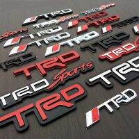 TRD สติกเกอร์3D Toyota Modified Metal Car Emblem Auto Badge Tailgate Trunk Lid Decal สังกะสีอัลลอยด์รถหางโลโก้