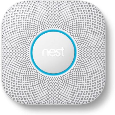 Google Nest Protect (Wired) อุปกรณ์ตรวจจับควันและคาร์บอน ป้องกันไฟไหม้ (2nd Gen)