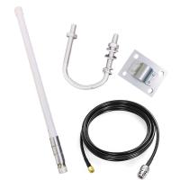 LoRa Internet Of Things 868 MHz915 MHz Omnidirectional High Gain Outdoor Wireless Module 3DBI Rod Waterproof FRP Antenna