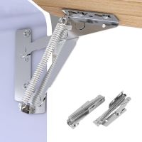 2 Pcs/Set Folding Cabinet Door Hinge 80 Degree Sofa Bed Spring Door Lifter 10KG Top Support Flap bisagra Furniture Hardware