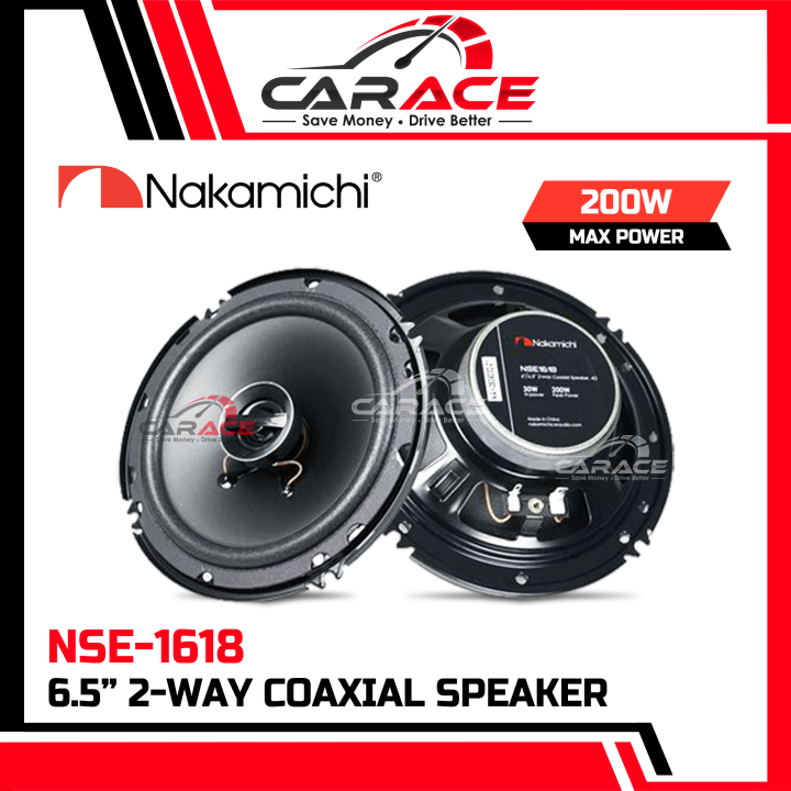Nakamichi NSE-1618 6.5" 2-Way Coaxial Speaker | Nakamichi Speaker 6 ...