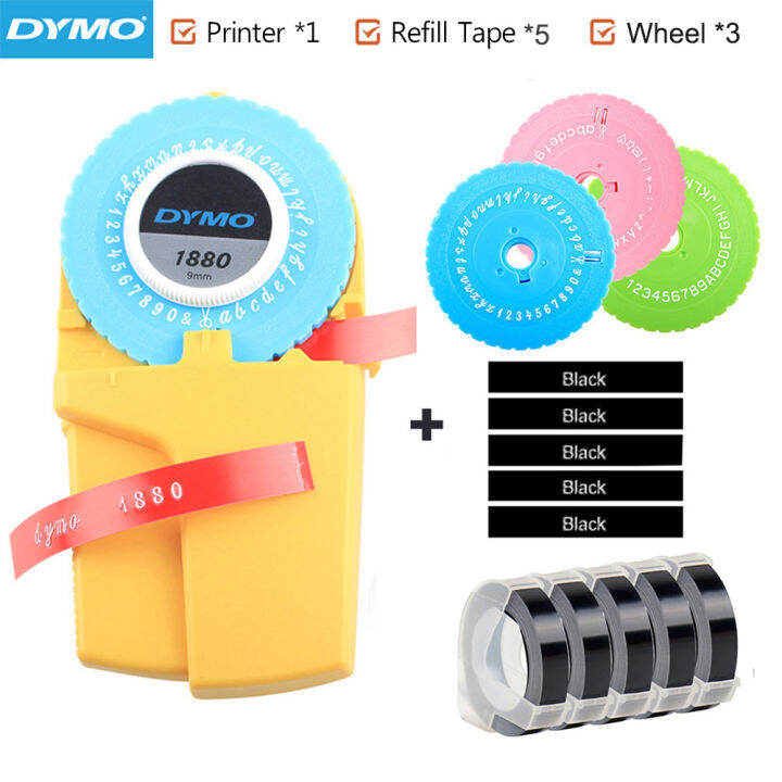 Original Dymo 3D manual label printers Dymo 1880 Embossing Label Maker