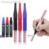 30mm Deep Hole Long Head Water Resistant Markers Pens efillable ink SetFor Bathroom Woodworking Decoration Ulti-purpose Mark