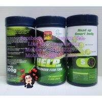 จัดโปร 100 g. AQUA PRODUCTS (Help! สีเขียว) For Monster Kok And Good Shape สูตรพิเศษสำหรับการพัฒนาของโหนกและรูปร่าง ลดราคา อาหาร ปลา อาหารปลาคราฟ อาหารปลากัด อาหารปลาสวยงาม