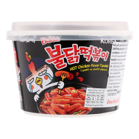 ซัมยัง บลูดัก ฮอต ชิคเก้น ต๊อกโปกีพร้อมปรุง สูตรเผ็ด 185 กรัม Samyang Buldak Hot Chicken Topokki 185 g.