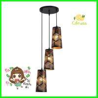 ไฟช่อ CST 2365-3 3 หัว สีดำCLUSTER PENDANT LAMP CST 2365-3 3-LIGHT BLACK **ขายดีที่สุด**