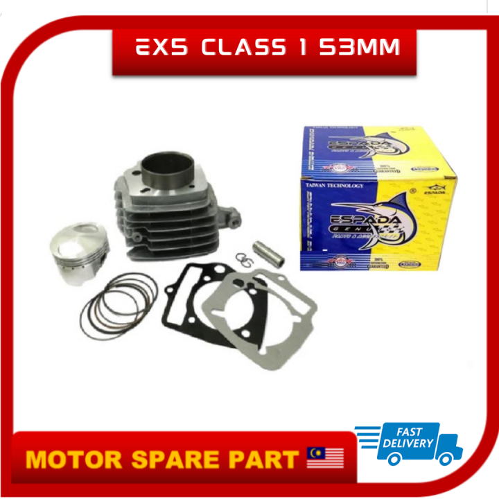 ESPADA EX5 CLASS 1 53MM CYLINDER BLOCK SET BLOK RACING 53 MM 100