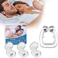 4Pcs Silicone Magnetic Stop Snoring Device Anti Snore Clip Professional Sleeping Aid Relieve Snore Latest Anti Snoring Devices