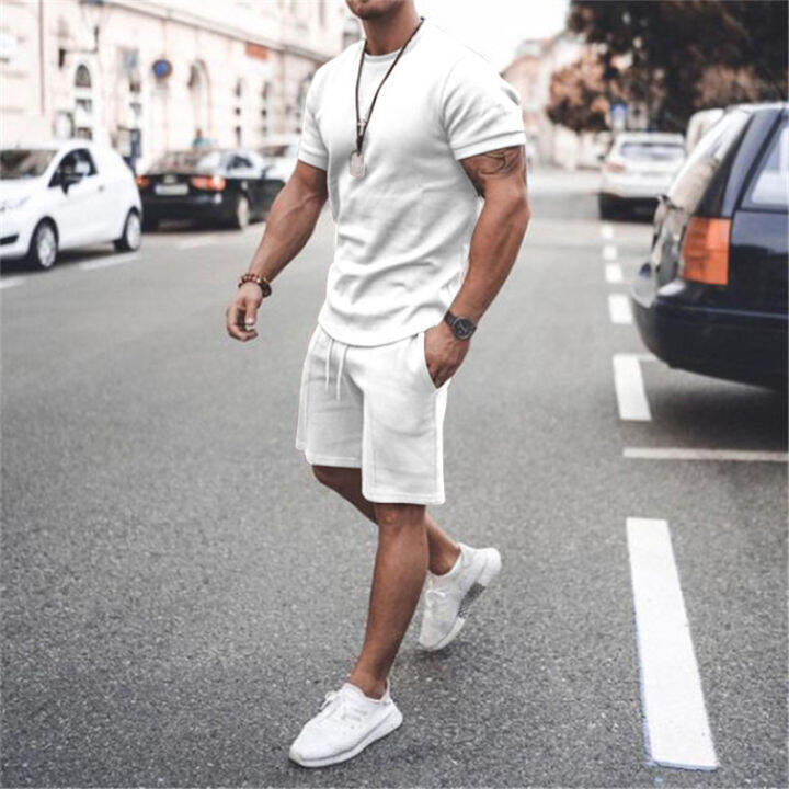 2021-summer-new-men-sportswear-suits-casual-shorts-sets-t-shirt-male-running-tracksuit-fitness-gym-workout-clothing-sports-set