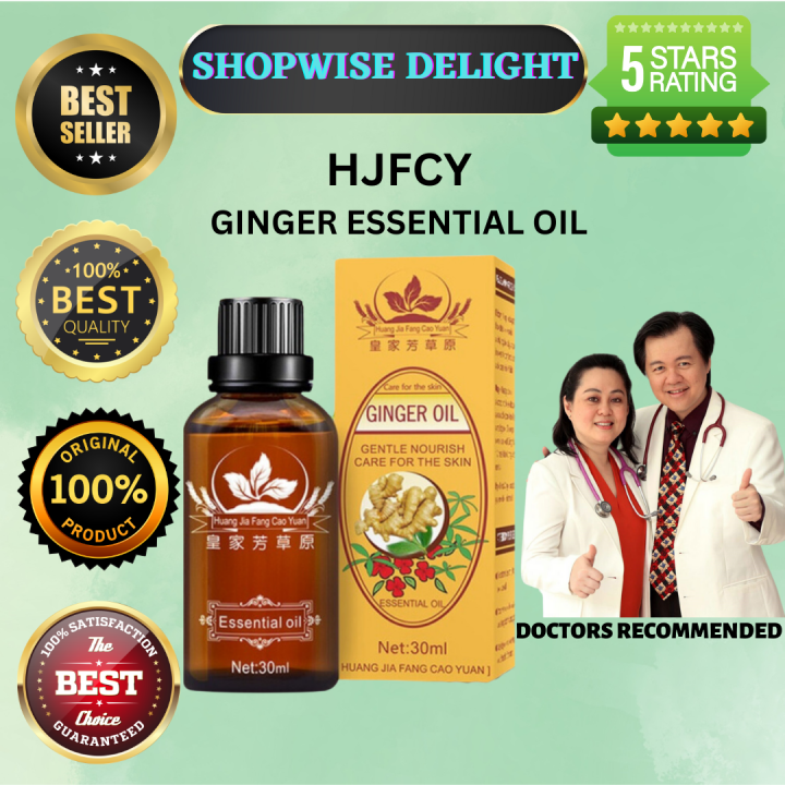 Ginger Essential Oil HJFCY original ginger miracle oil massage oil