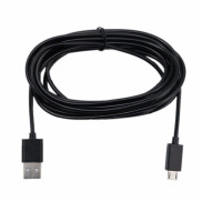 3M Micro USB Cable Black White Charging Cord For Playstation 4 Game