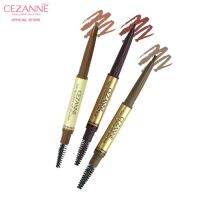 CEZANNE Twist-up Eyebrow with Spiral Brush ดินสอเขียนคิ้วแบบหมุน