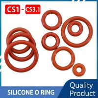 ► Thickness CS 1mm 2mm 3.1mm Washers Red Silicone VMQ O Ring Gasket Food Grade Sealing Waterproof Insulated Rubber Silicon o-rings