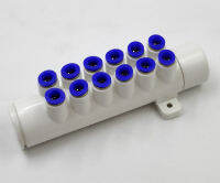 Spa 12 holes fast connection air manifold for nozzle bubble jet for bathtub tub