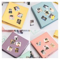 Leather Photo Card Macaroon Binder 3 A5 Glitter Cover Kpop Album Postcard Book 2 4 Sleeves