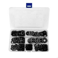 340PCS M3M4M M6M8M10M12 Hole Retain Ring Bear Clip 65 Mn Steel Star Lock Locking Washer Assortment Kit