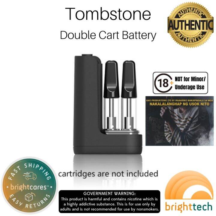 VAPE LEGIT MOD KIT Tombstone Double Oil Cartridge Vaporizer - 510 Cart ...