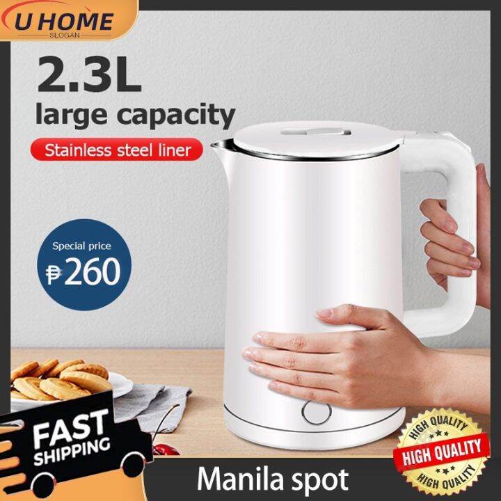 【factory outlet】 Electric water kettle heater 2.3L 15002000W High