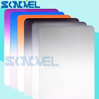 100mm*145mm Graduated ND2 ND4 ND8 Neutral Density 100*145mm Graduated Purple Blue Orange Square Filter for Lee Cokin Z series Filters